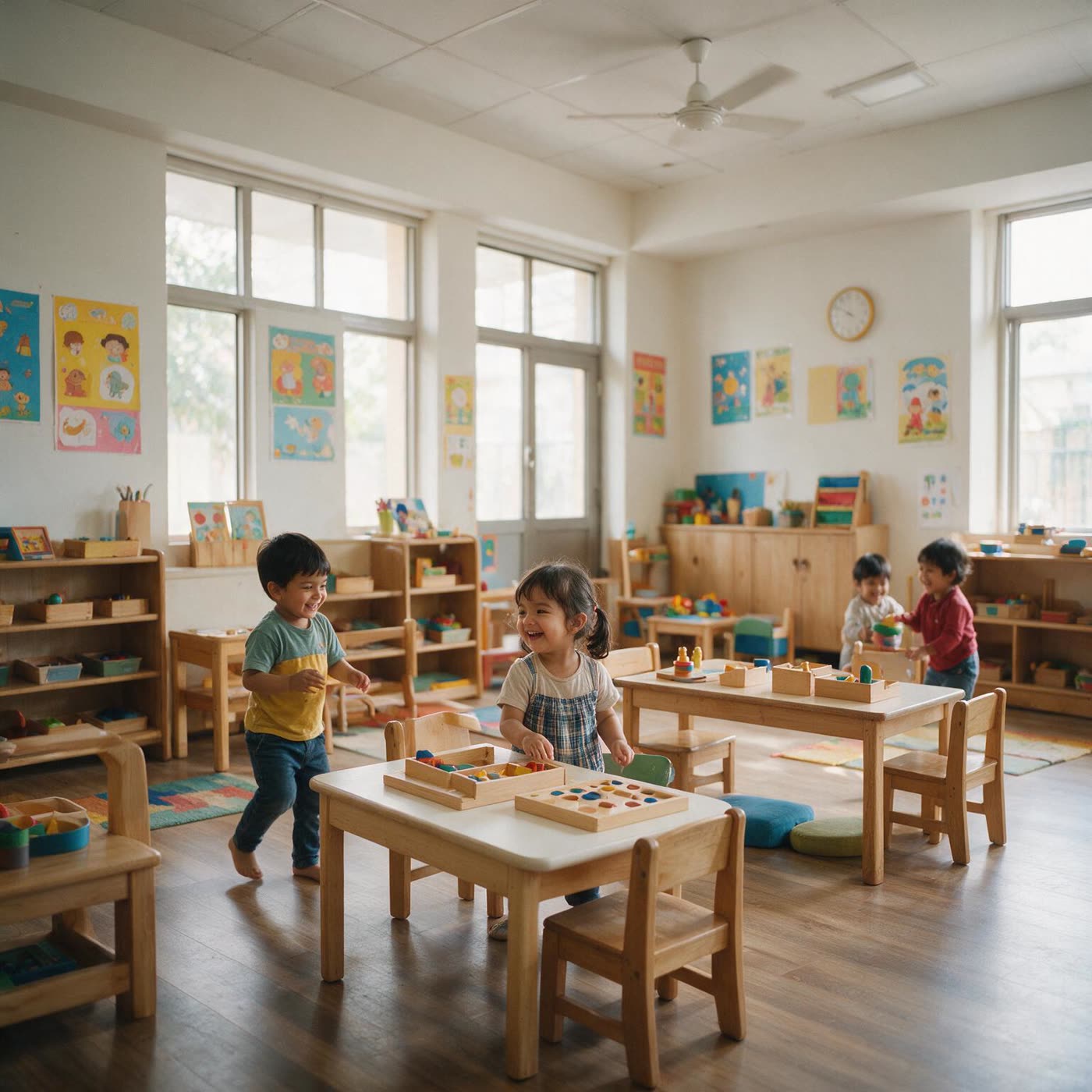 Inside the Little Blossoms classroom